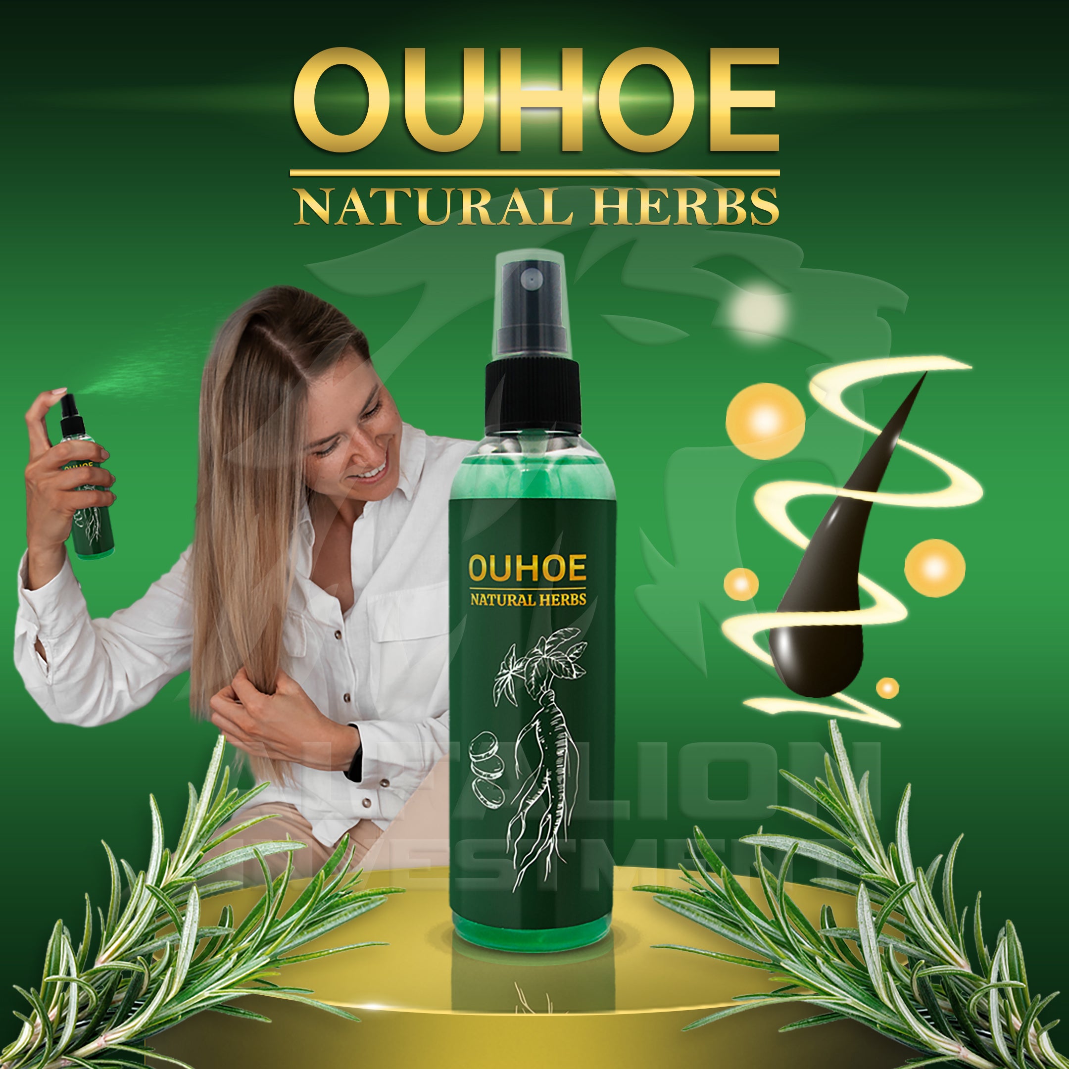 OUHOE - SPRAY CAPILAR CRECIMIENTO DE CABELLO