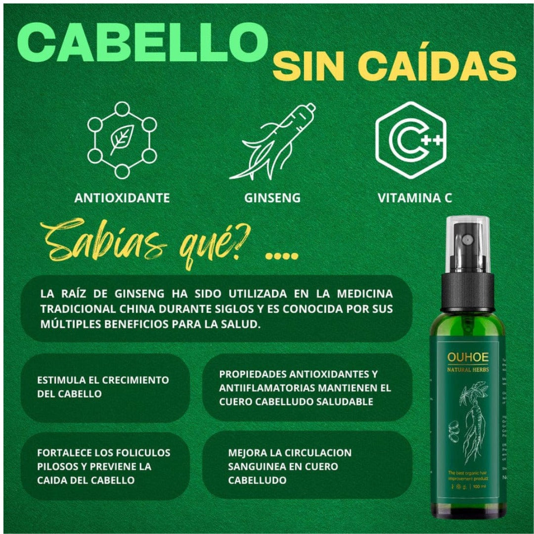 OUHOE - SPRAY CAPILAR CRECIMIENTO DE CABELLO